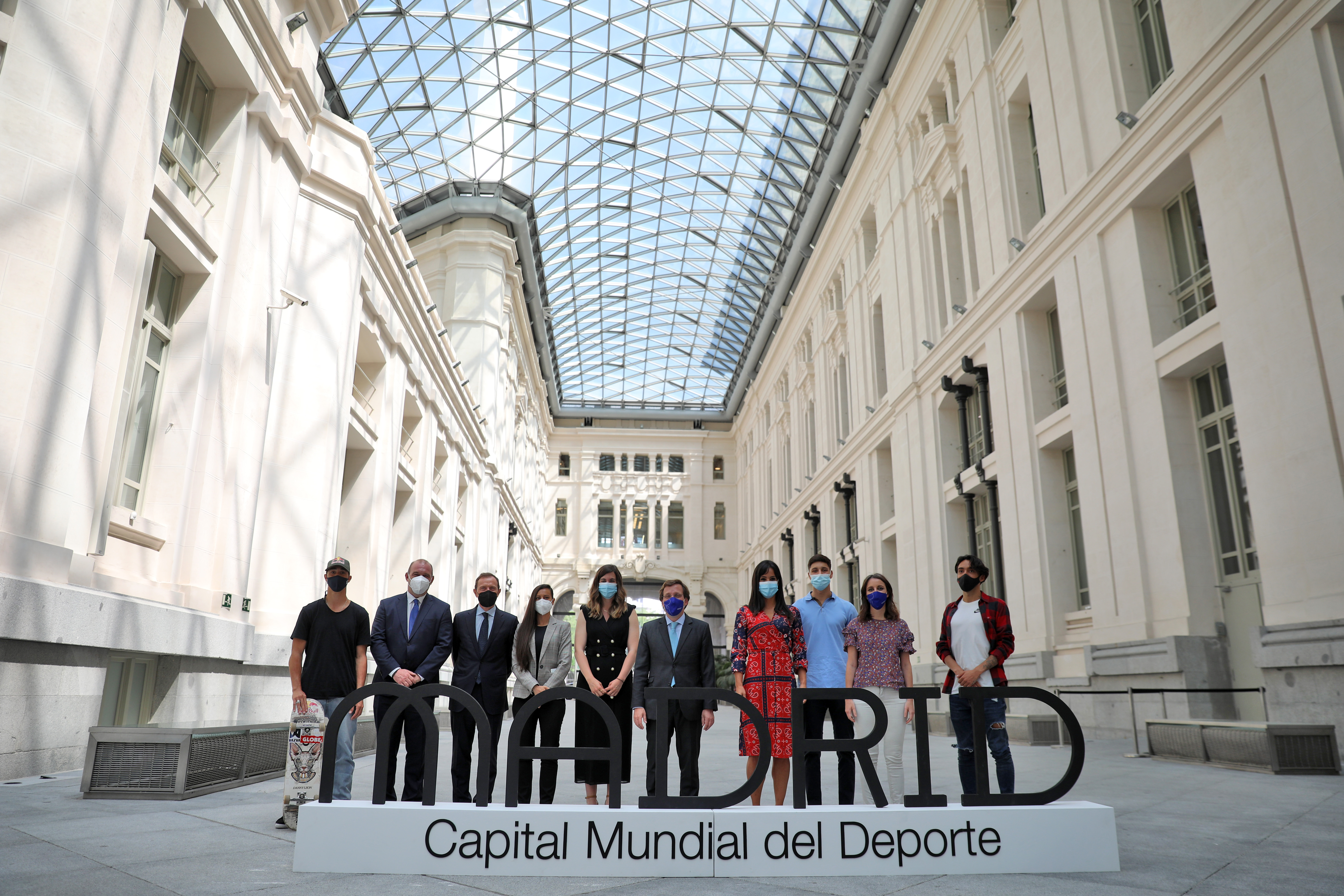 Acto de presentación de Madrid como Capital Mundial del Deporte 2022
